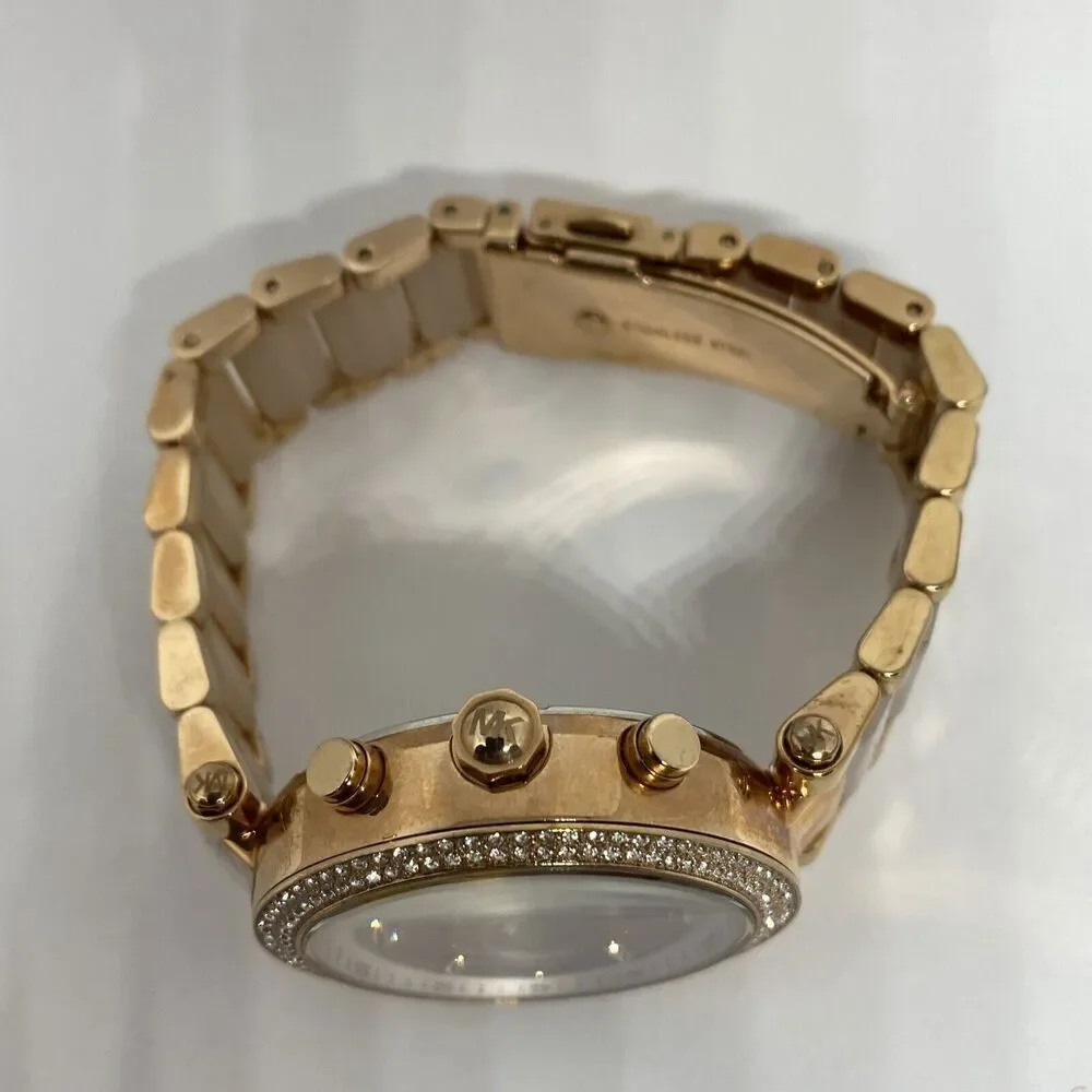 Michael Kors Parker MK5865 Womens Stainless Steel Analog Dial Quartz Watch WO487 - Picture 8 of 12